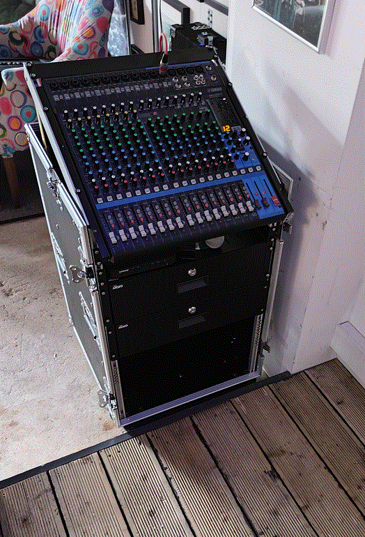 Mixer facing Stage
