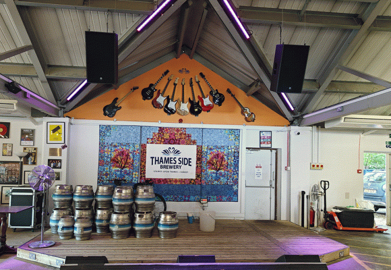 Stage and Speakers